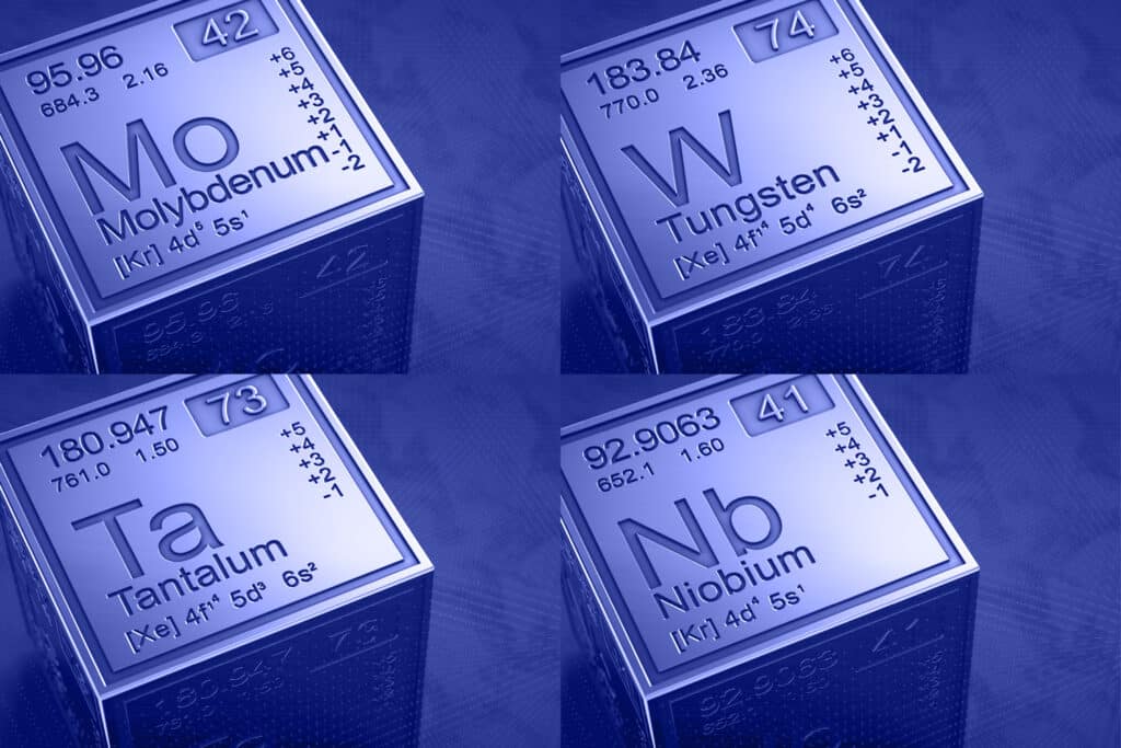 STEREON Metals Calne (UK) Materialien